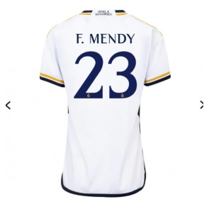 Lacne Ženy Futbalové dres Real Madrid Ferland Mendy #23 2023-24 Krátky Rukáv - Domáci